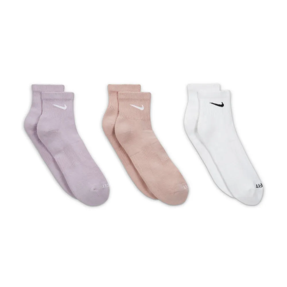 3 Pack Unisex Everyday Plus Cushioned Quarter