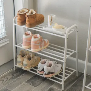 3-Shelf Steel Shoe Rack