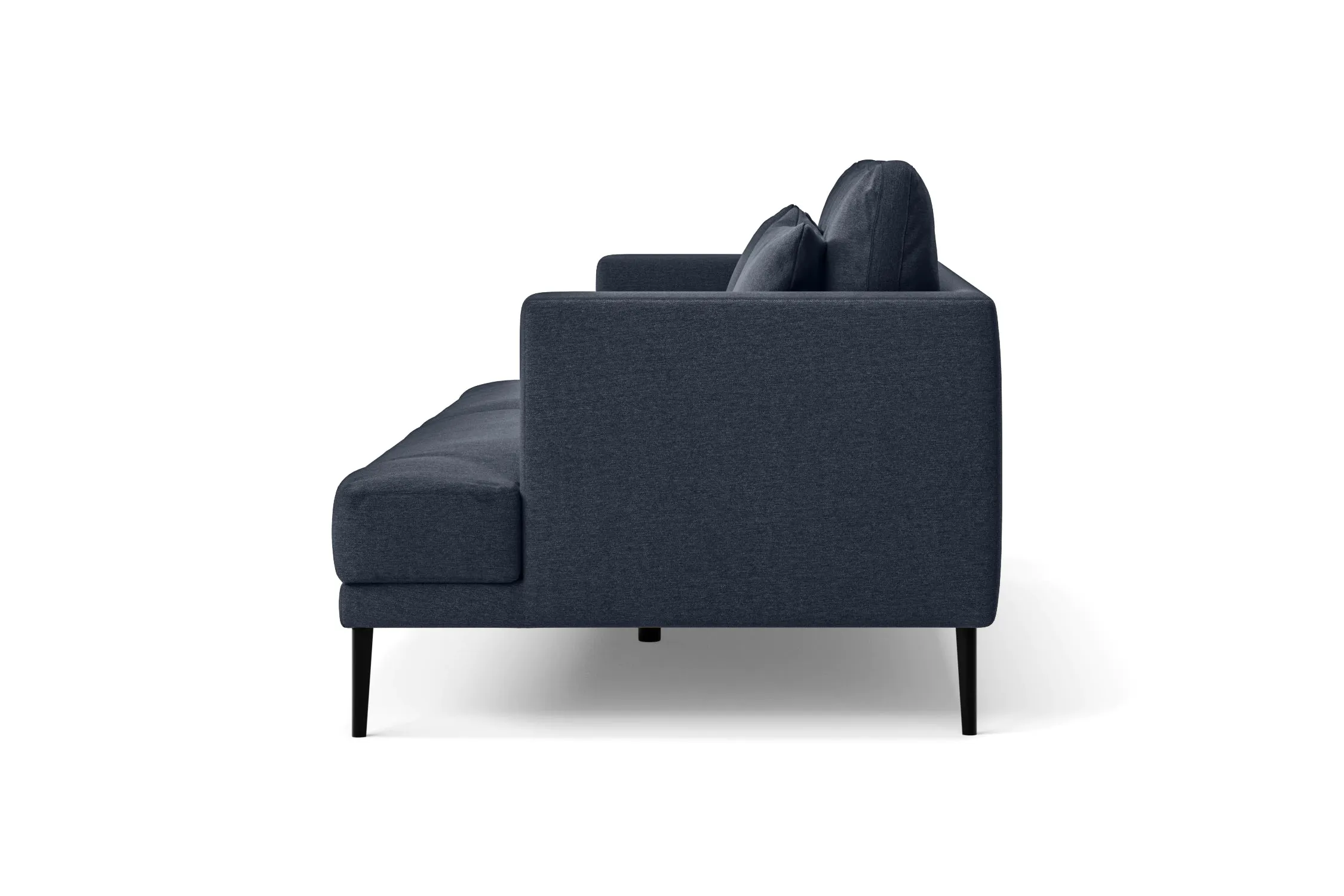 Bisceglie 2 Seater Sofa Dark Blue Linen Fabric