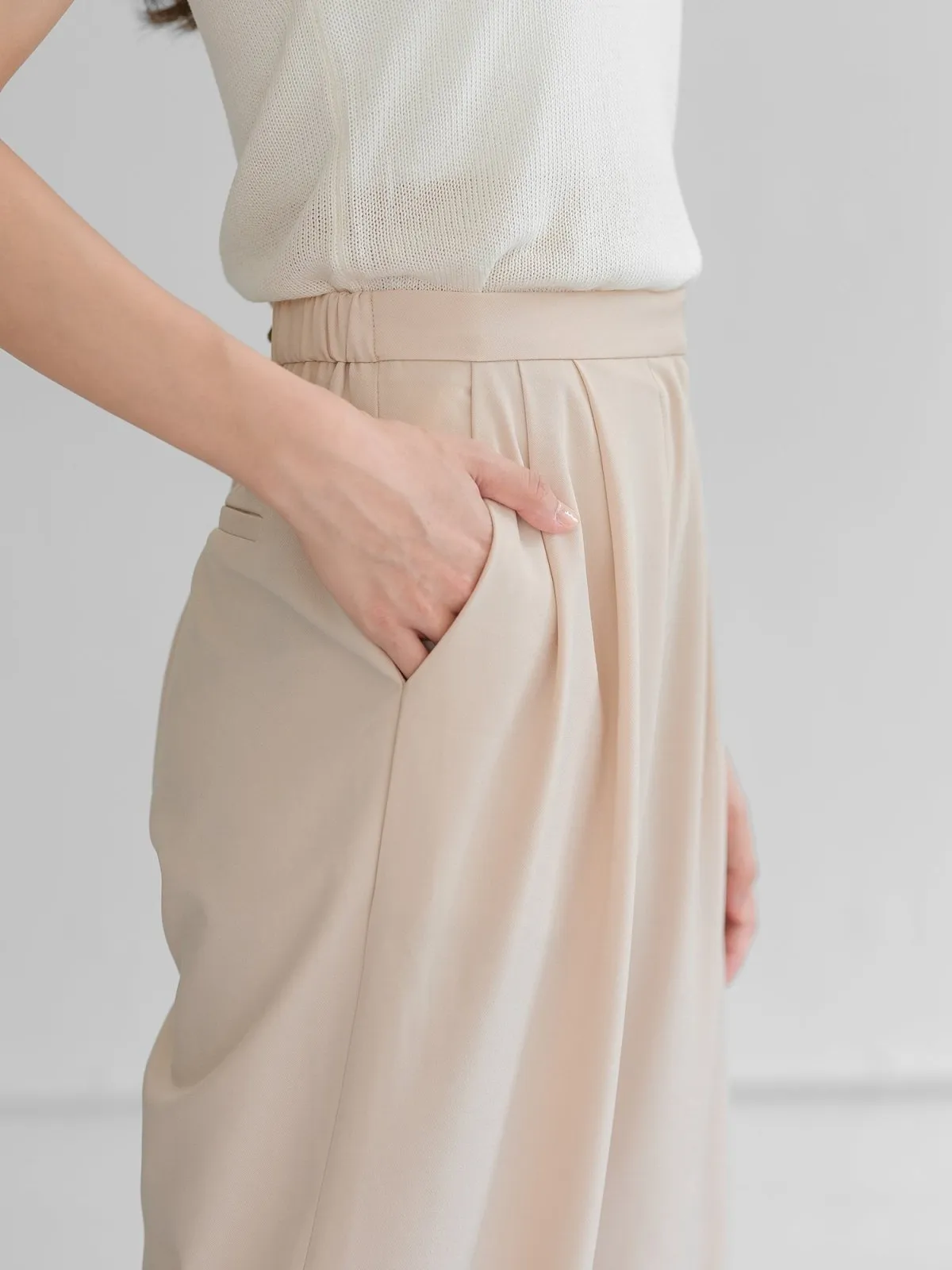 Brooklyn Comfy Wide Leg Trousers (Long/ Short ver.)