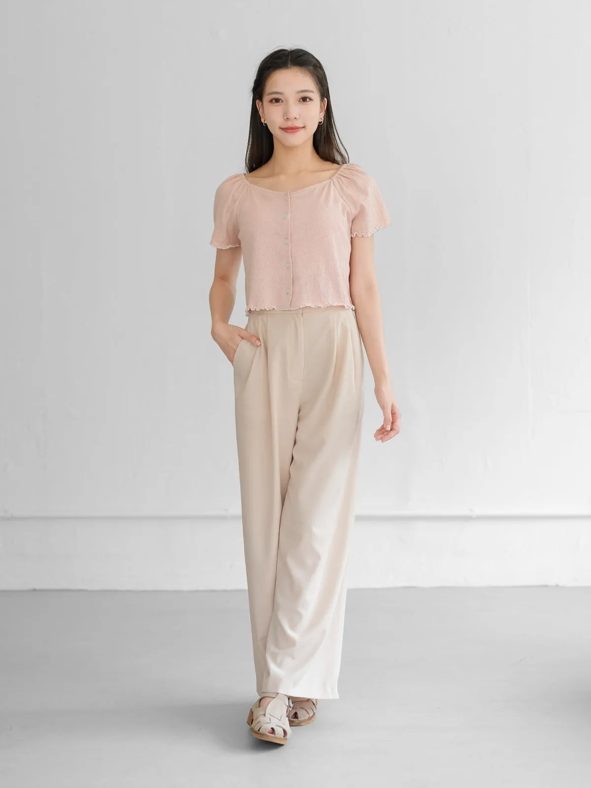 Brooklyn Comfy Wide Leg Trousers (Long/ Short ver.)