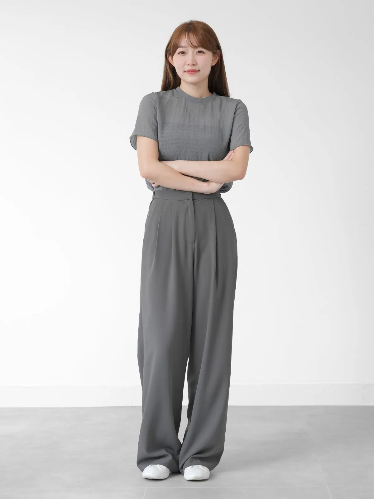 Brooklyn Comfy Wide Leg Trousers (Long/ Short ver.)