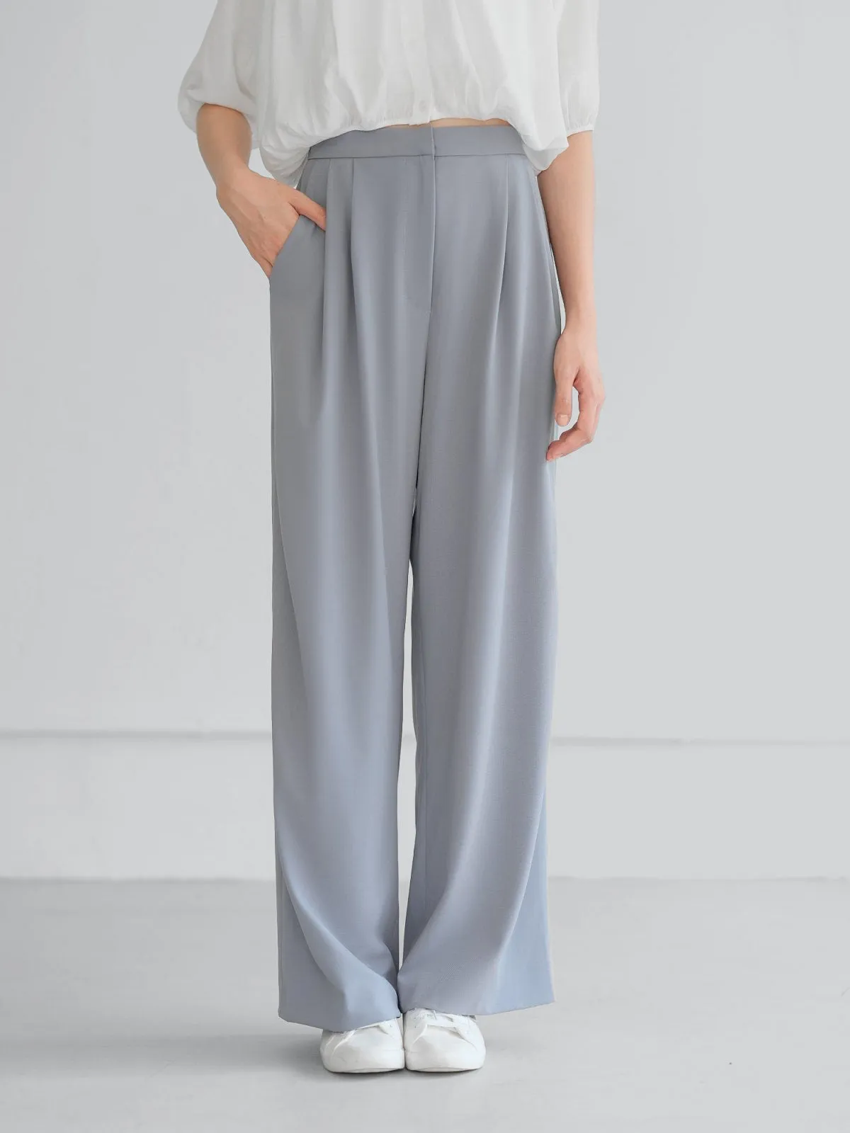 Brooklyn Comfy Wide Leg Trousers (Long/ Short ver.)