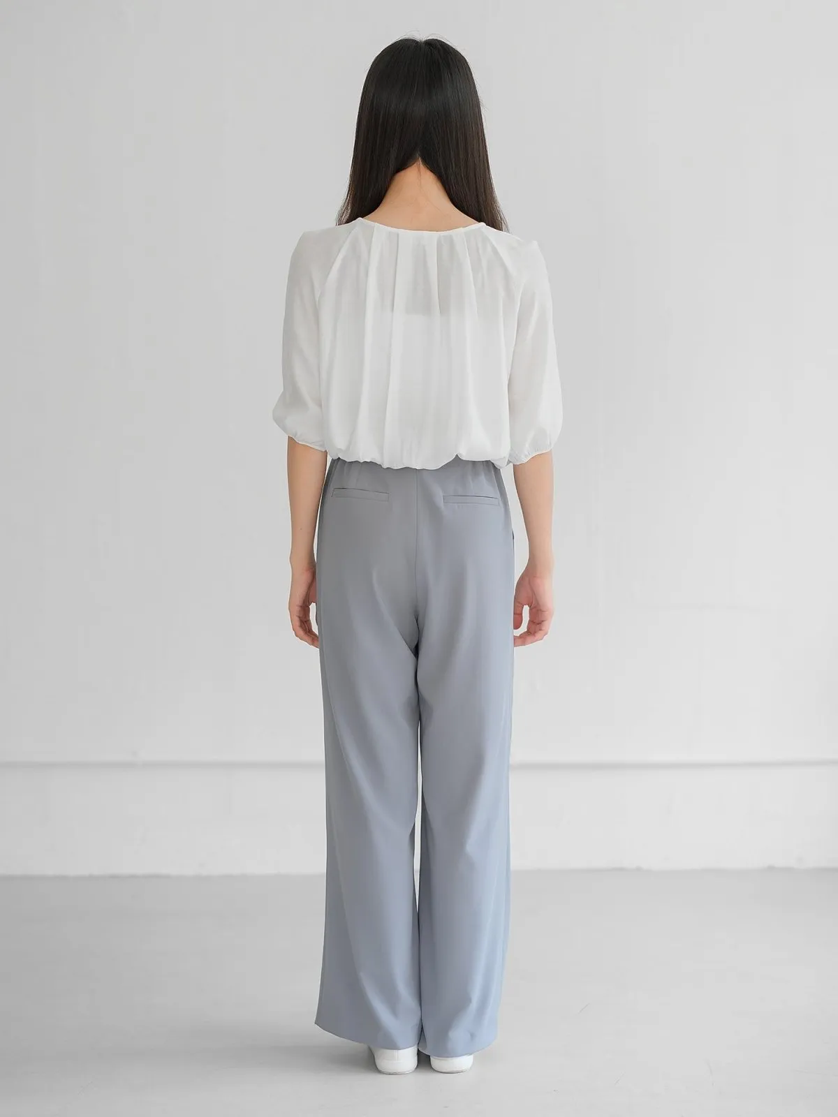 Brooklyn Comfy Wide Leg Trousers (Long/ Short ver.)