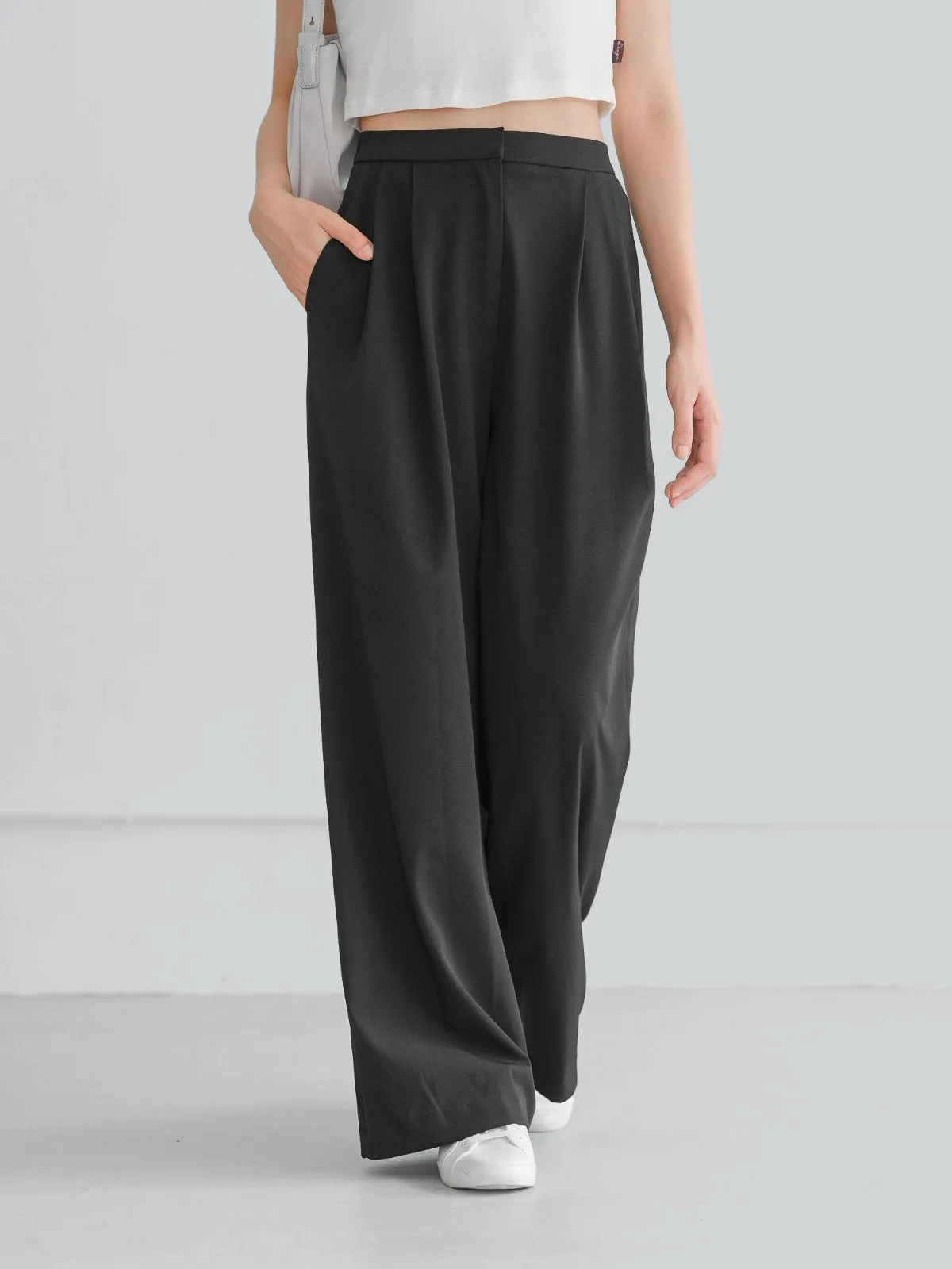 Brooklyn Comfy Wide Leg Trousers (Long/ Short ver.)