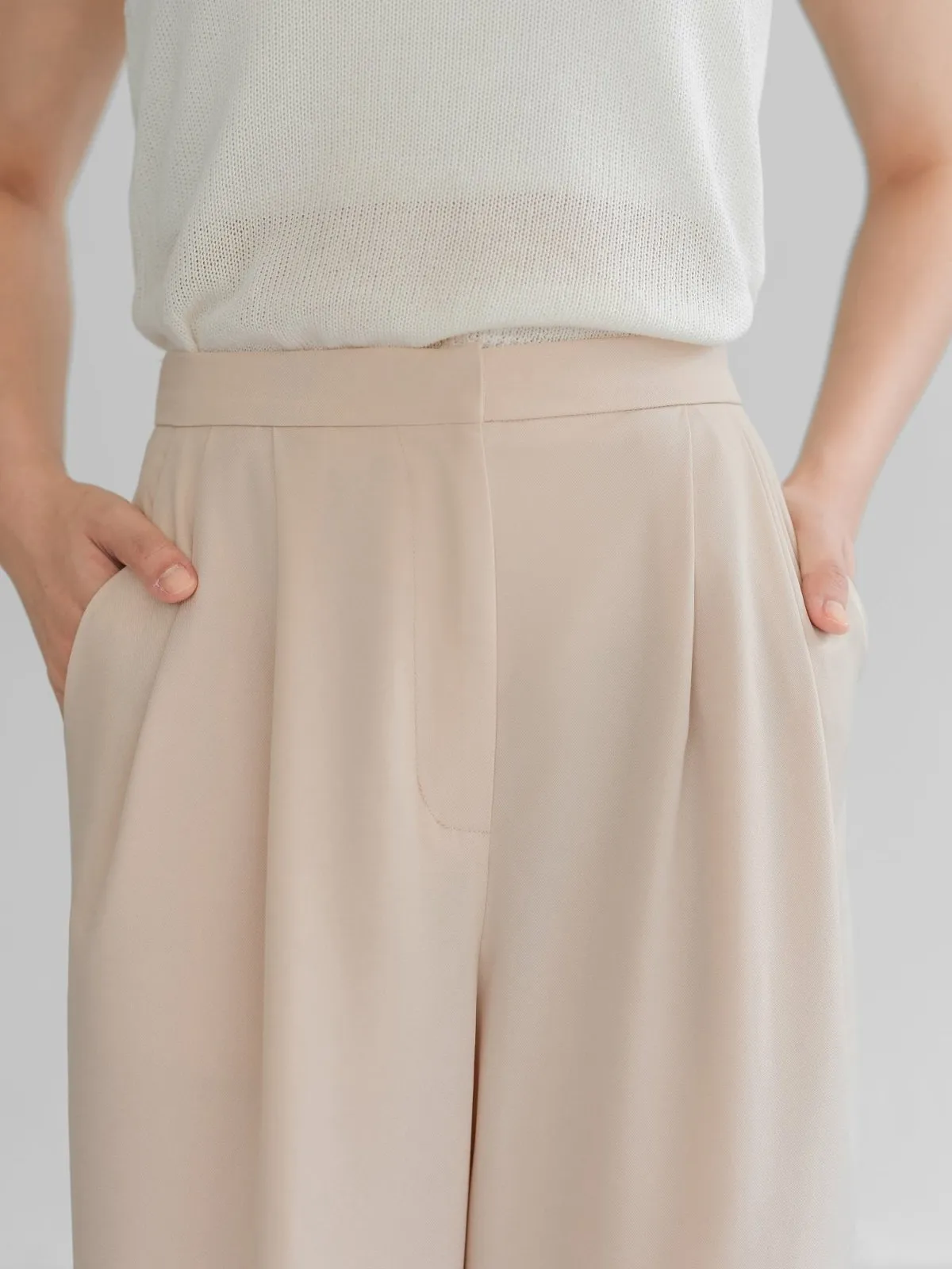 Brooklyn Comfy Wide Leg Trousers (Long/ Short ver.)