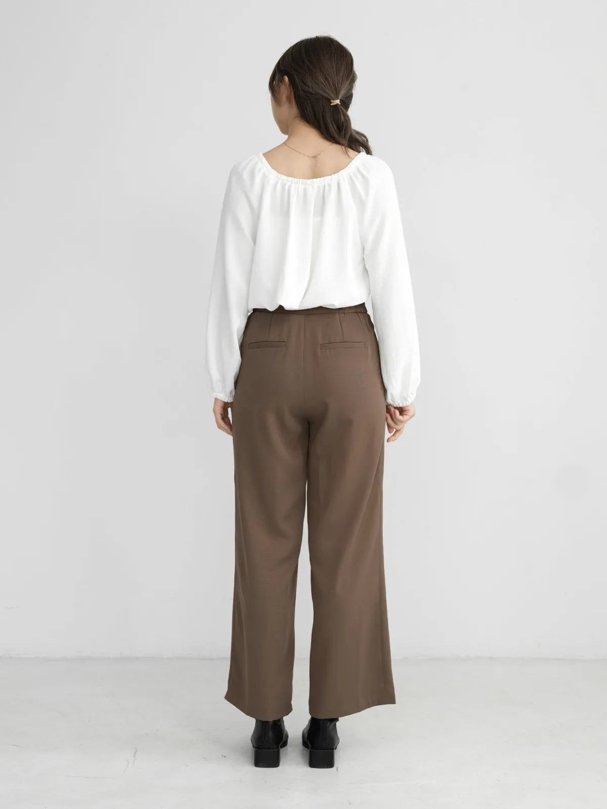 Brooklyn Comfy Wide Leg Trousers (Long/ Short ver.)