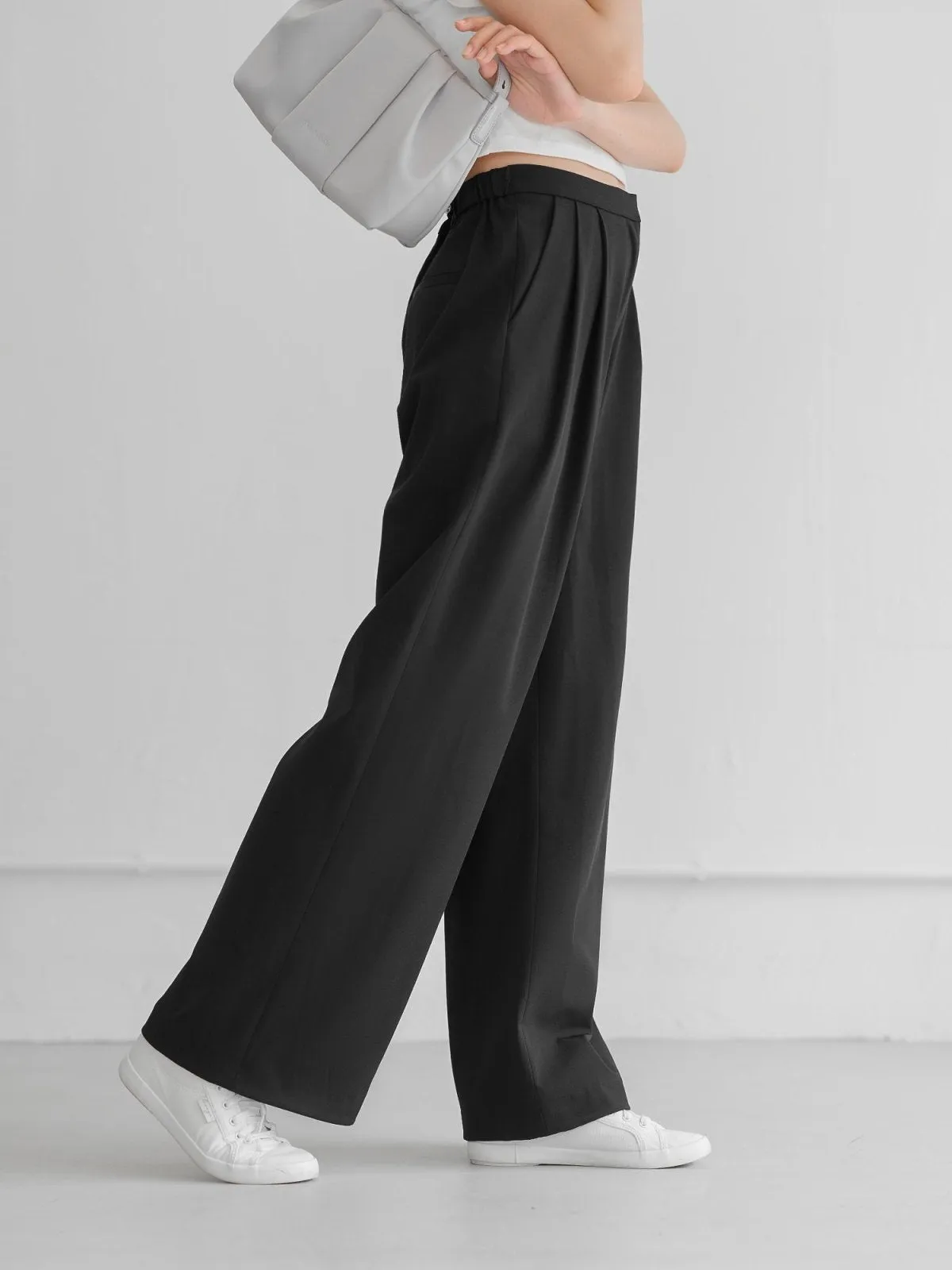 Brooklyn Comfy Wide Leg Trousers (Long/ Short ver.)