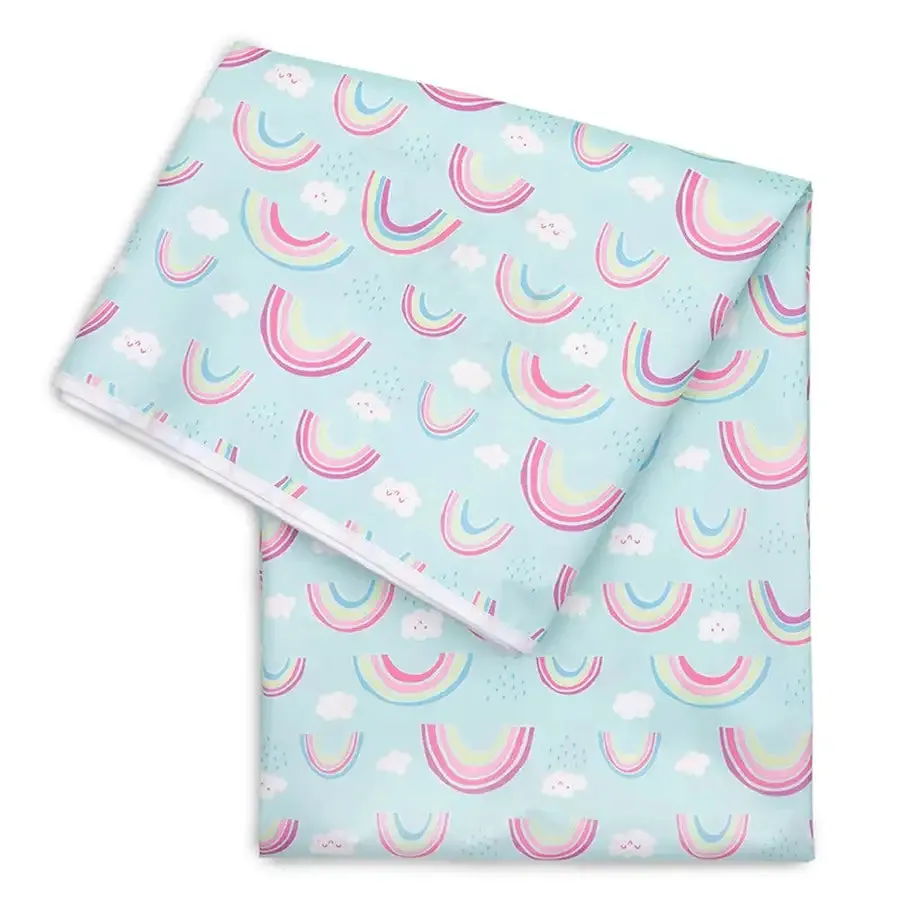 Bumkins Waterproof Splat Mat - Rainbows