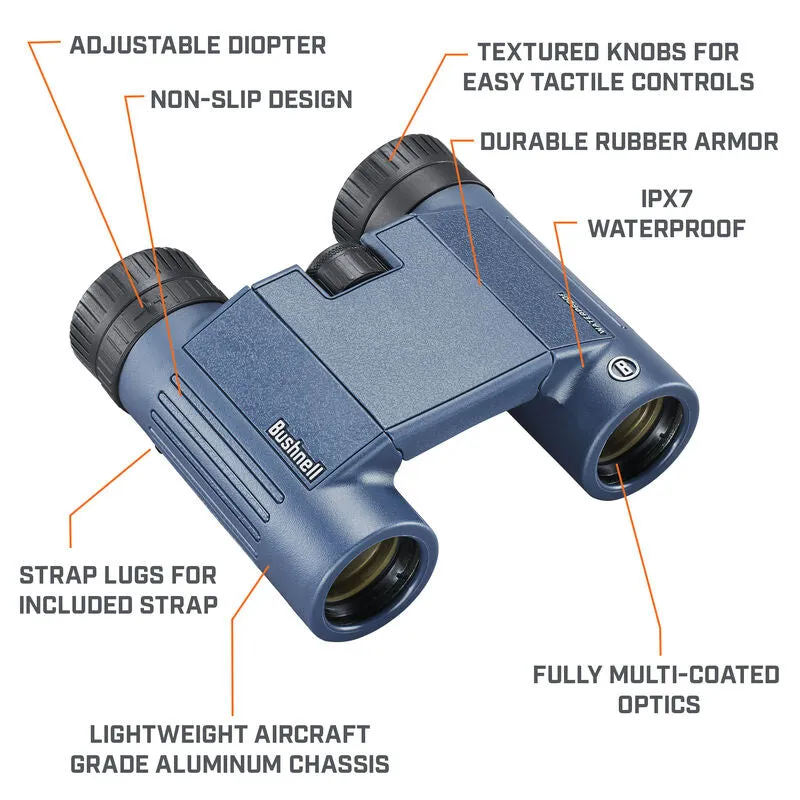 Bushnell H2O 10x25 Roof Binoculars