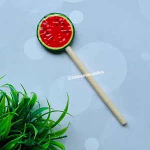 Cute Fruit Lollipop Design Pen for Kids