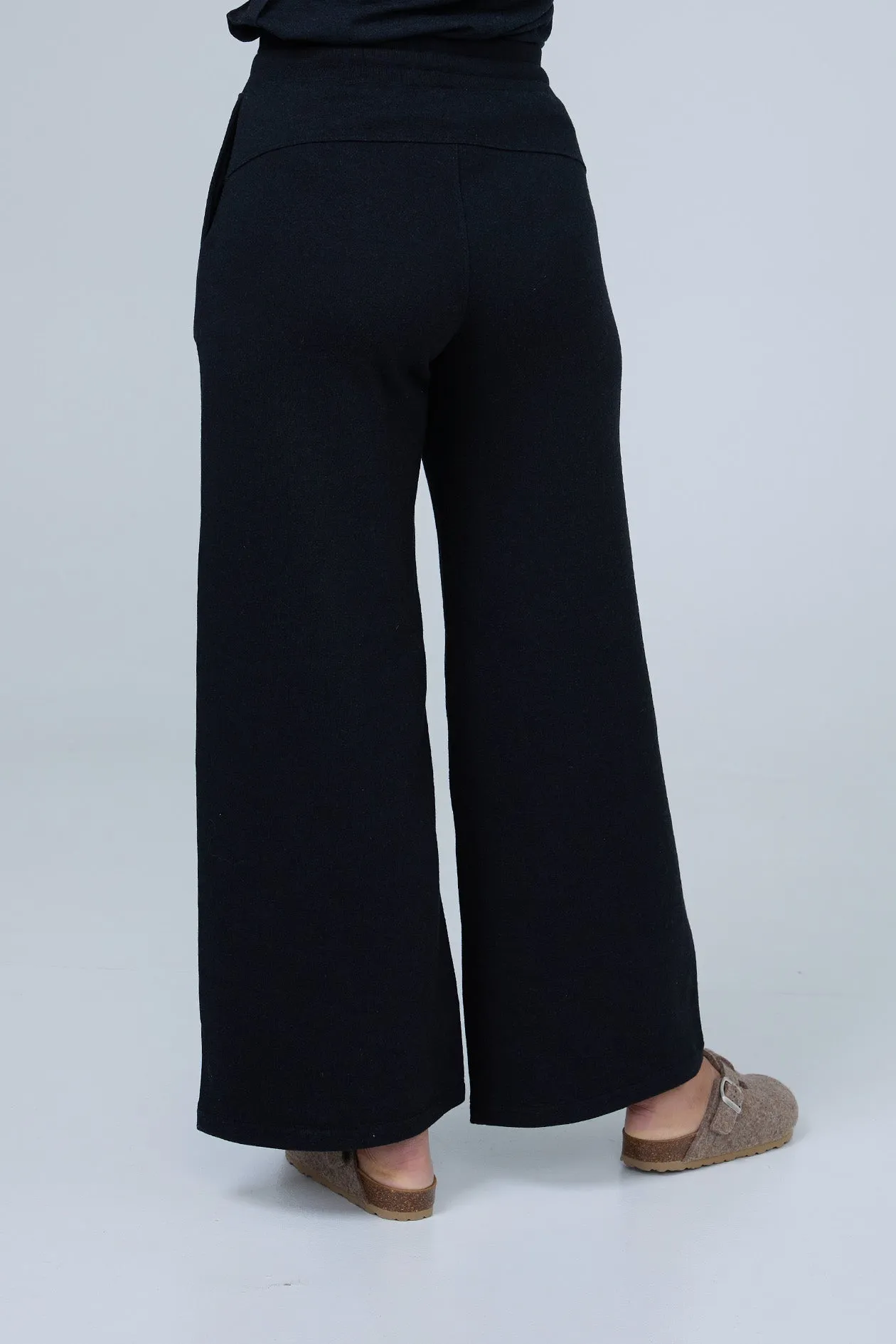 Delphine RESET Brushed Fleece Wide Leg Sweatpant