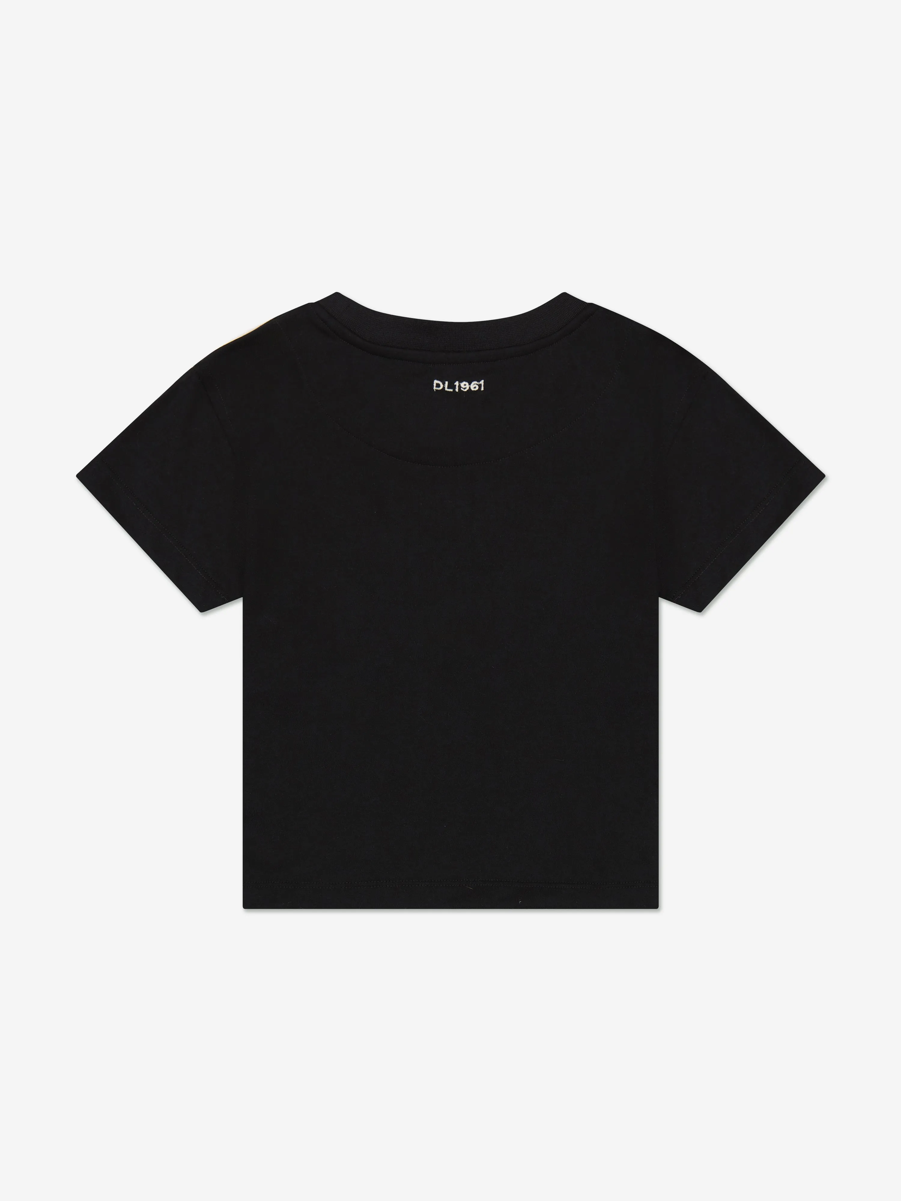 DL1961 Girls Cotton T-Shirt in Black