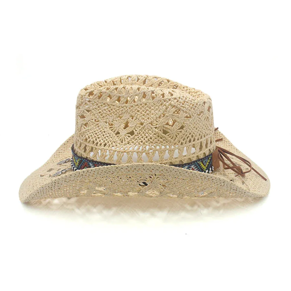 Effortlessly Chic Straw Cowboy Hat