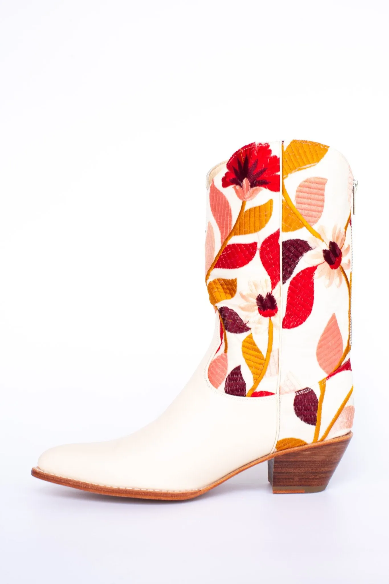 EMBROIDERED FLOWER WESTERN BOOTS X ANTHROPOLOGIE