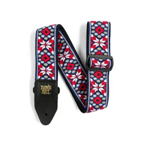 Ernie Ball P04639 Taos Fire Red Jacquard Strap