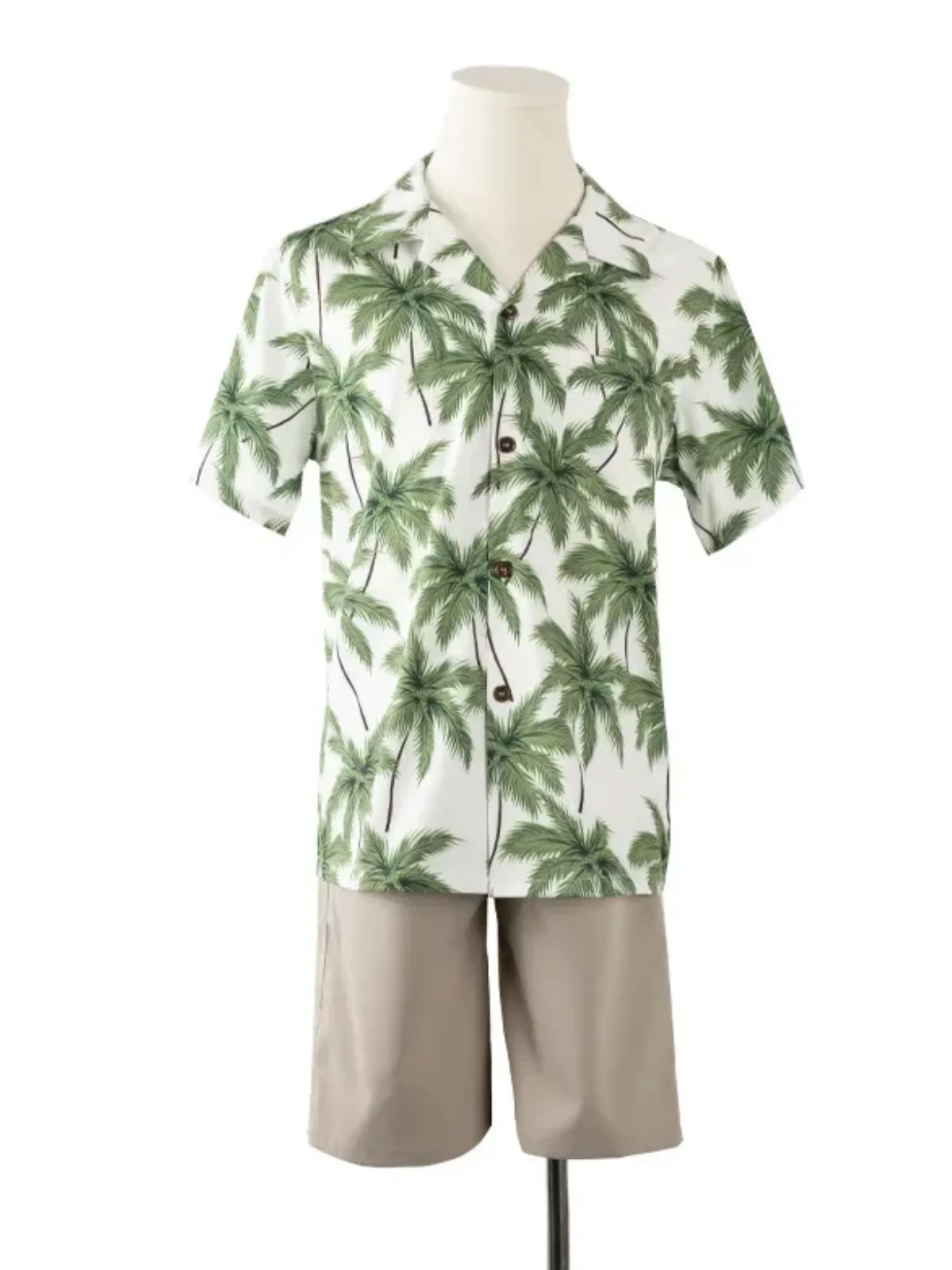 Family Style Summer Breeze Palm Tree Print Outfit