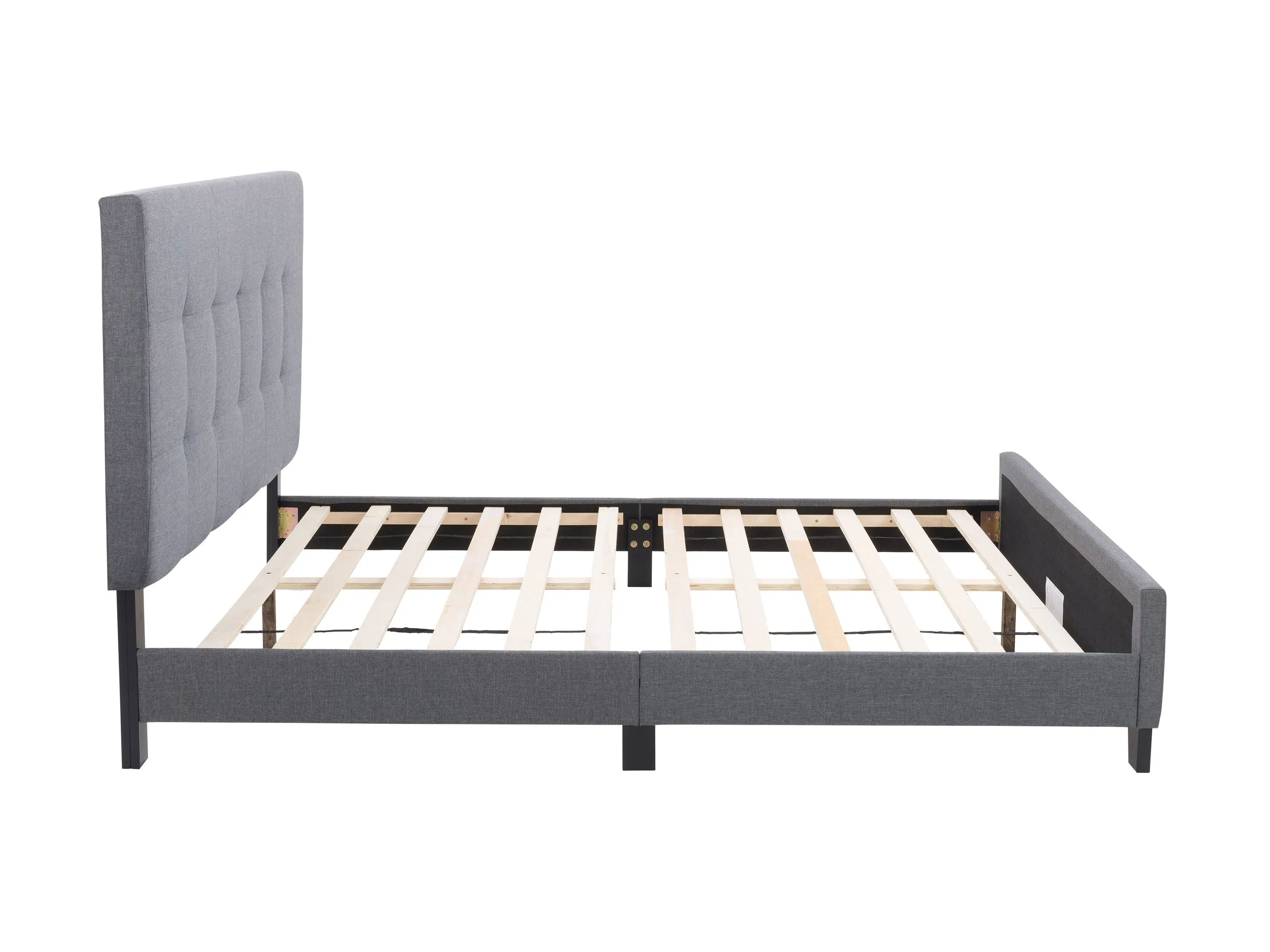 Grey Double/Full Panel Bed