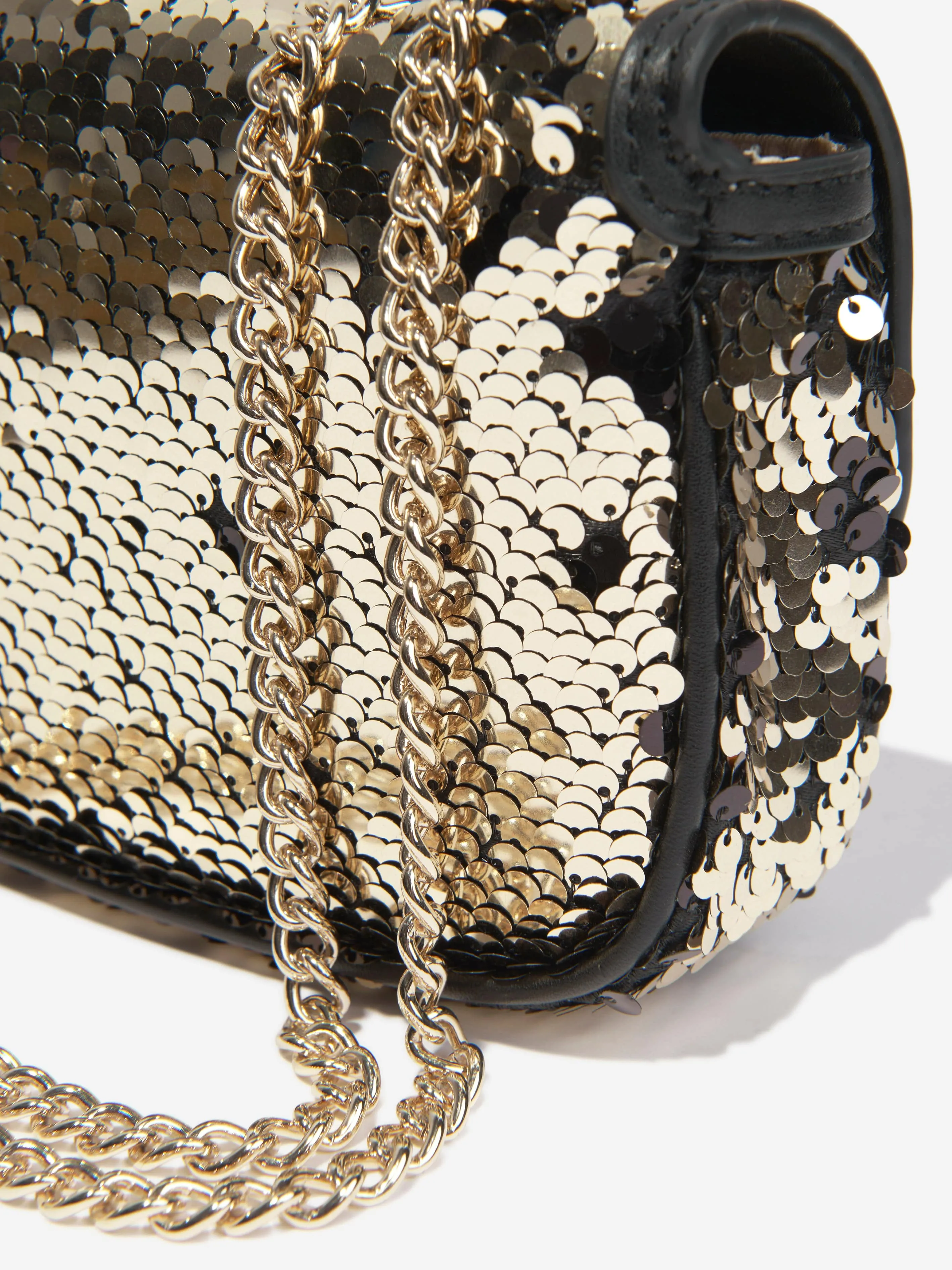 Guess Girls Flip Sequins Crossbody Bag in Black