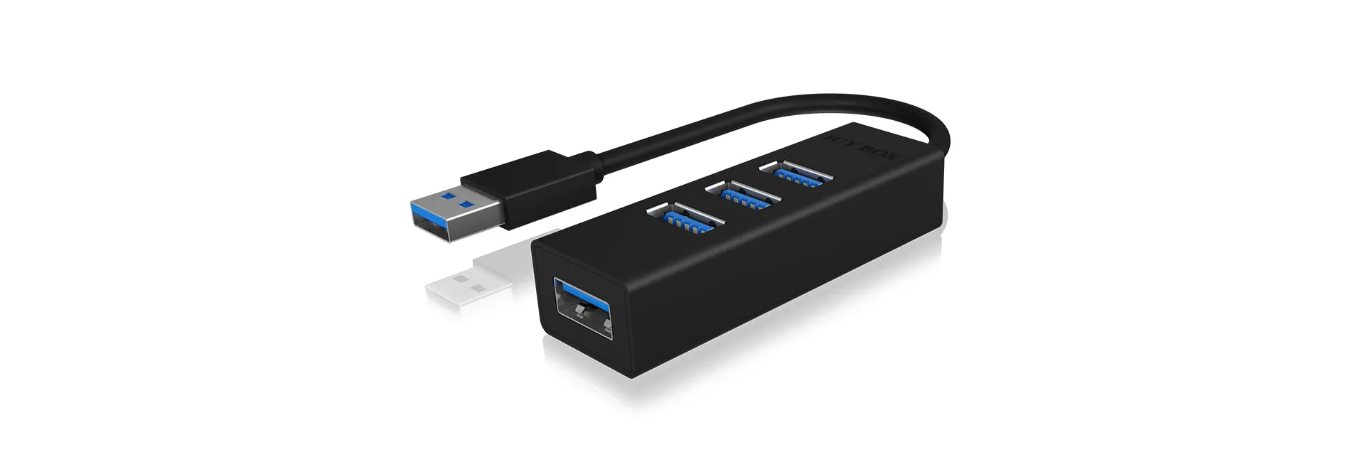 Icy Box 4 Port Hub Ib-Hub1419-U3 - With Usb Type-A Connection