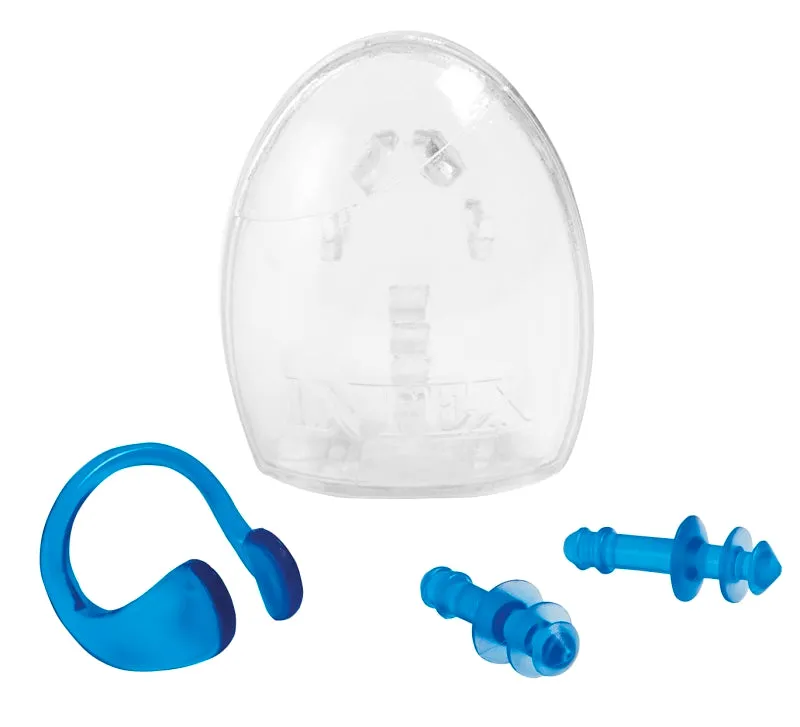 INTEX 55609E Earplug/Nose Clip Combo Set, PVC :EA: QUANTITY: 24