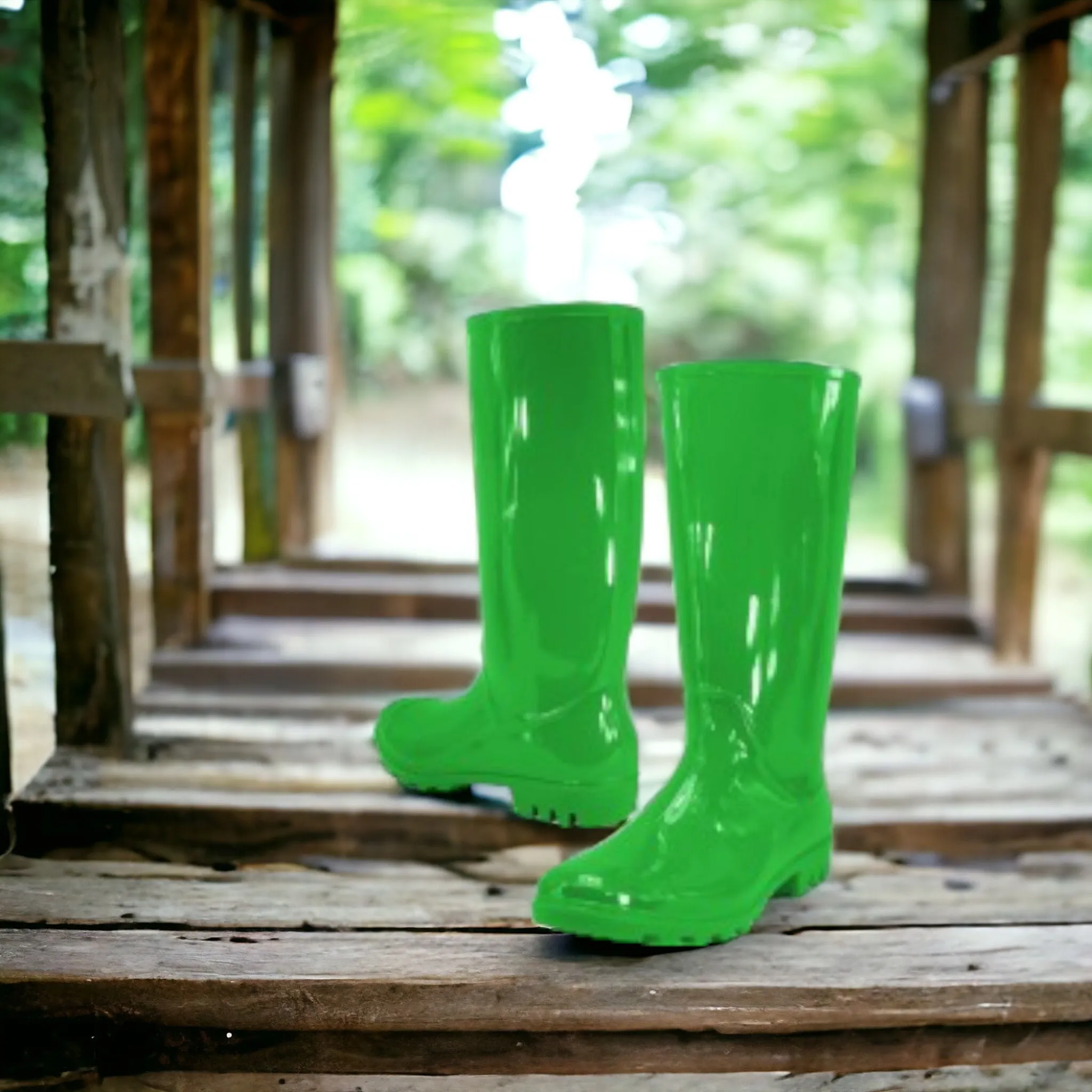 Ladies Size Super Soft Rubber Rain Boots