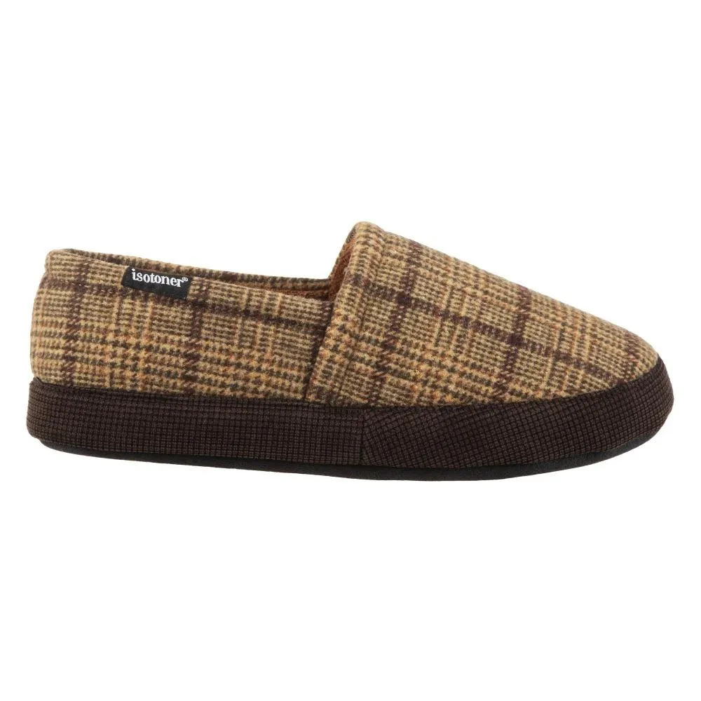 Men’s Plaid Liam Closed Back Slippers