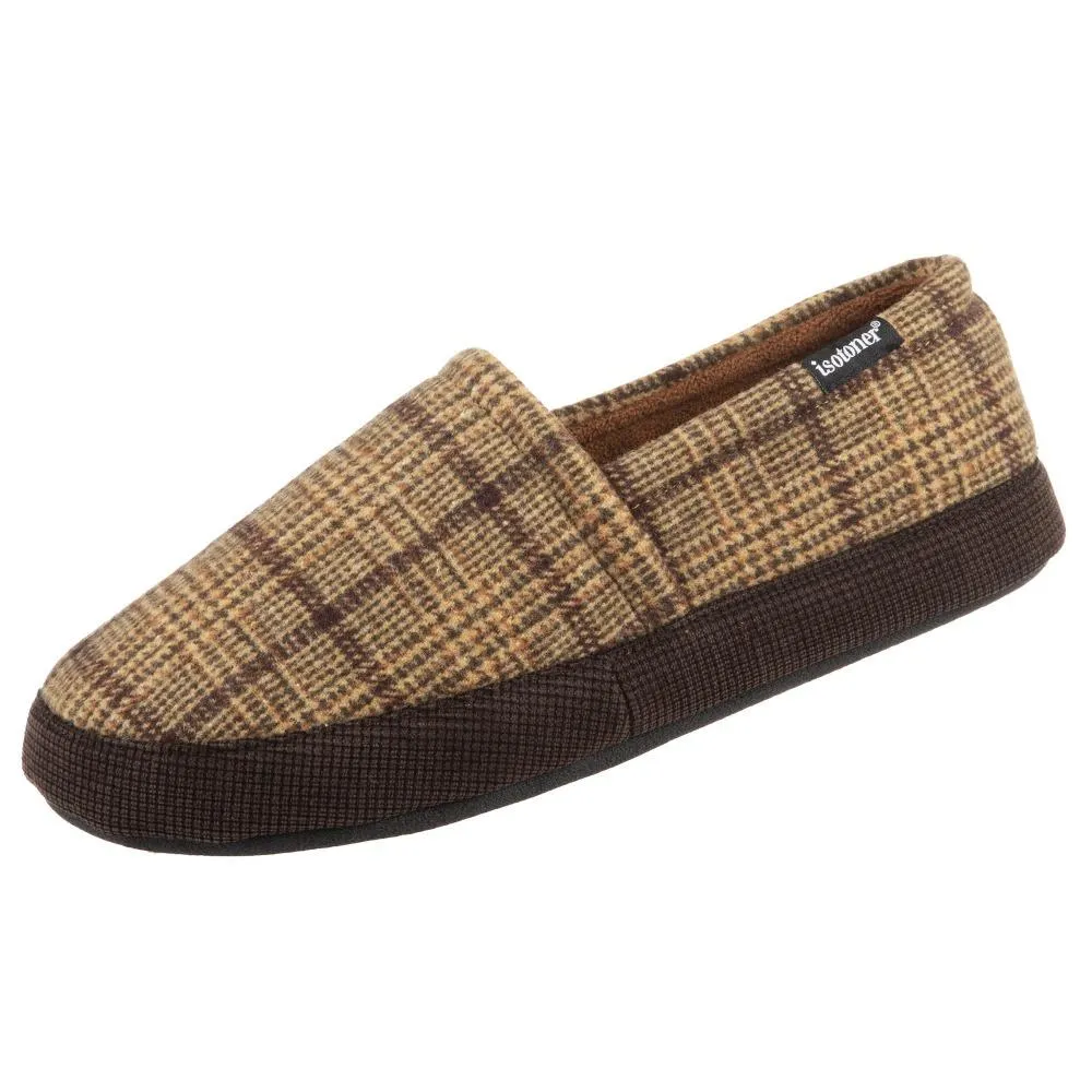 Men’s Plaid Liam Closed Back Slippers