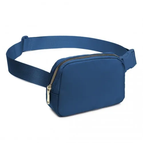 Miss Lulu Lightweight Stylish Water-Resistant Casual Bum Bag - Navy | Versatile & Durable Waist Pack