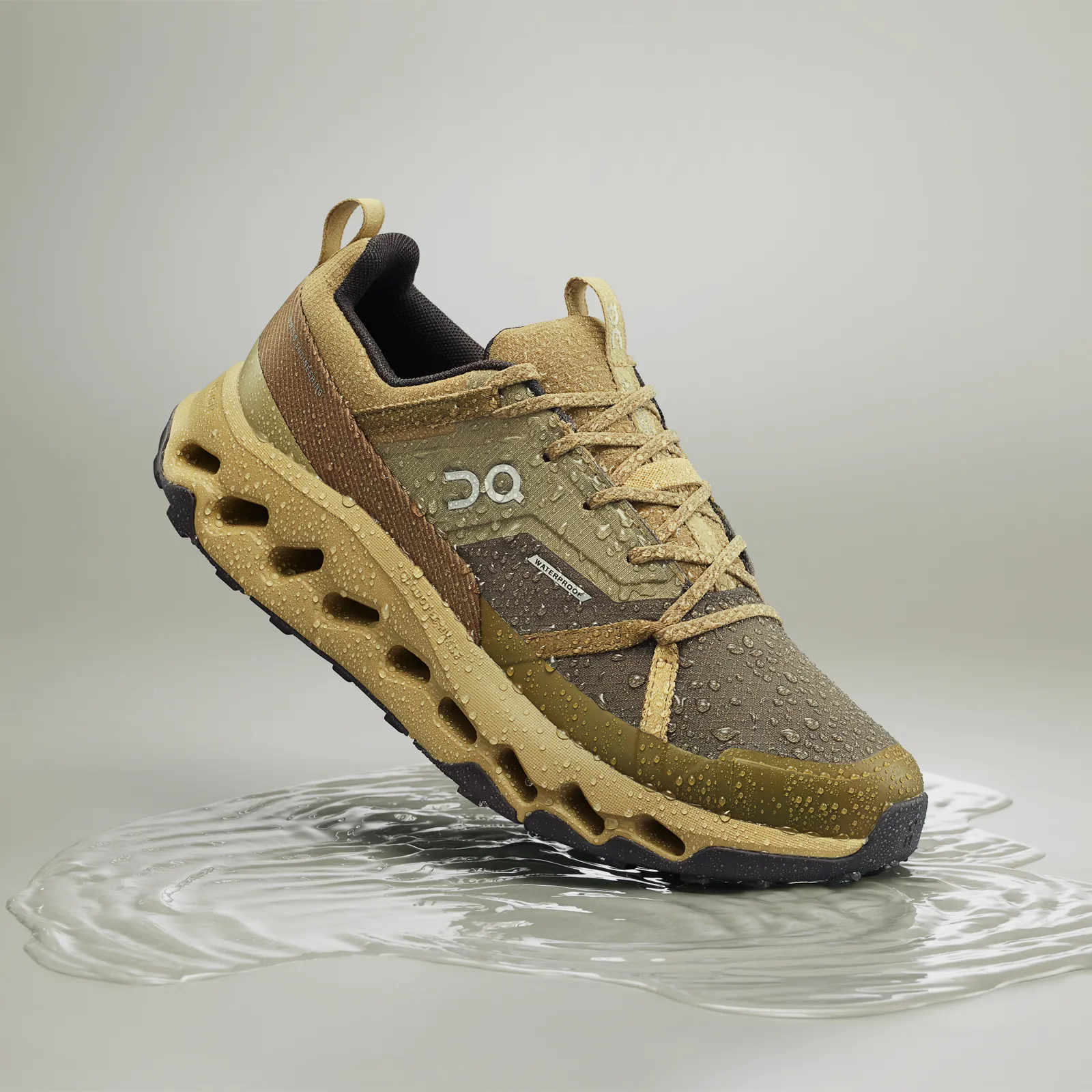 On Running Cloudhorizon Waterproof Running Shoe (Men) - Safari/Olive