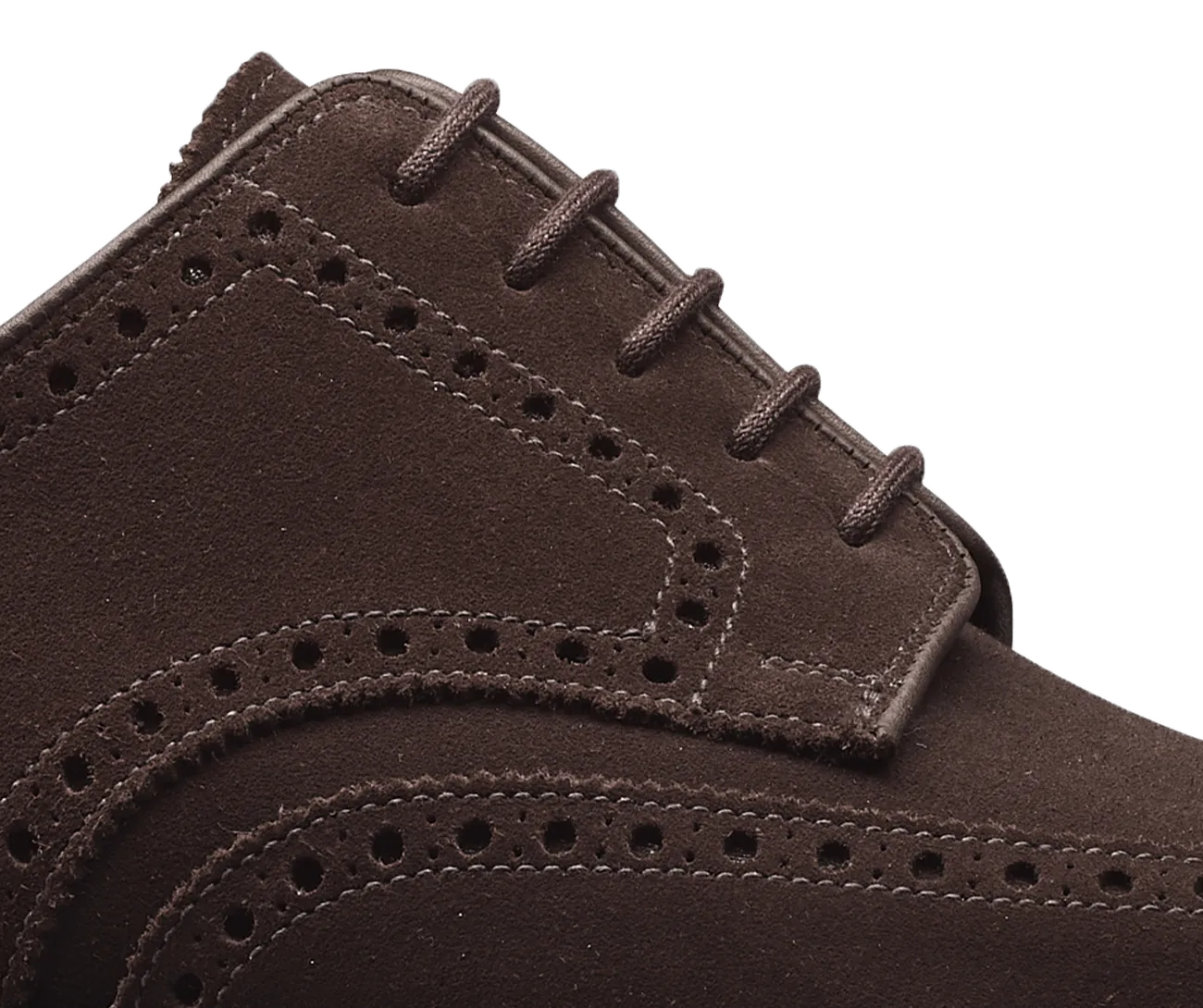 Pembroke Dark Brown Suede