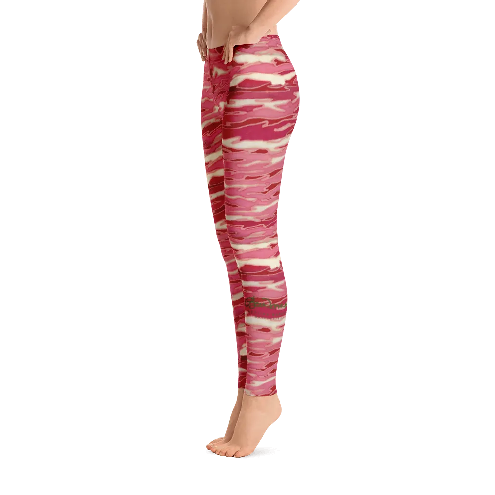 Pink Camouflage Lava Leggings