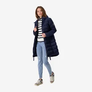 QUILTED COAT WITH PATCH