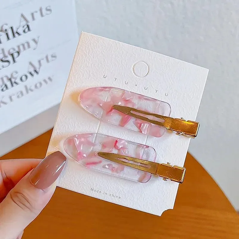 Sakura Pink Hair Clip Set: Effortless Styling for Chic Hair