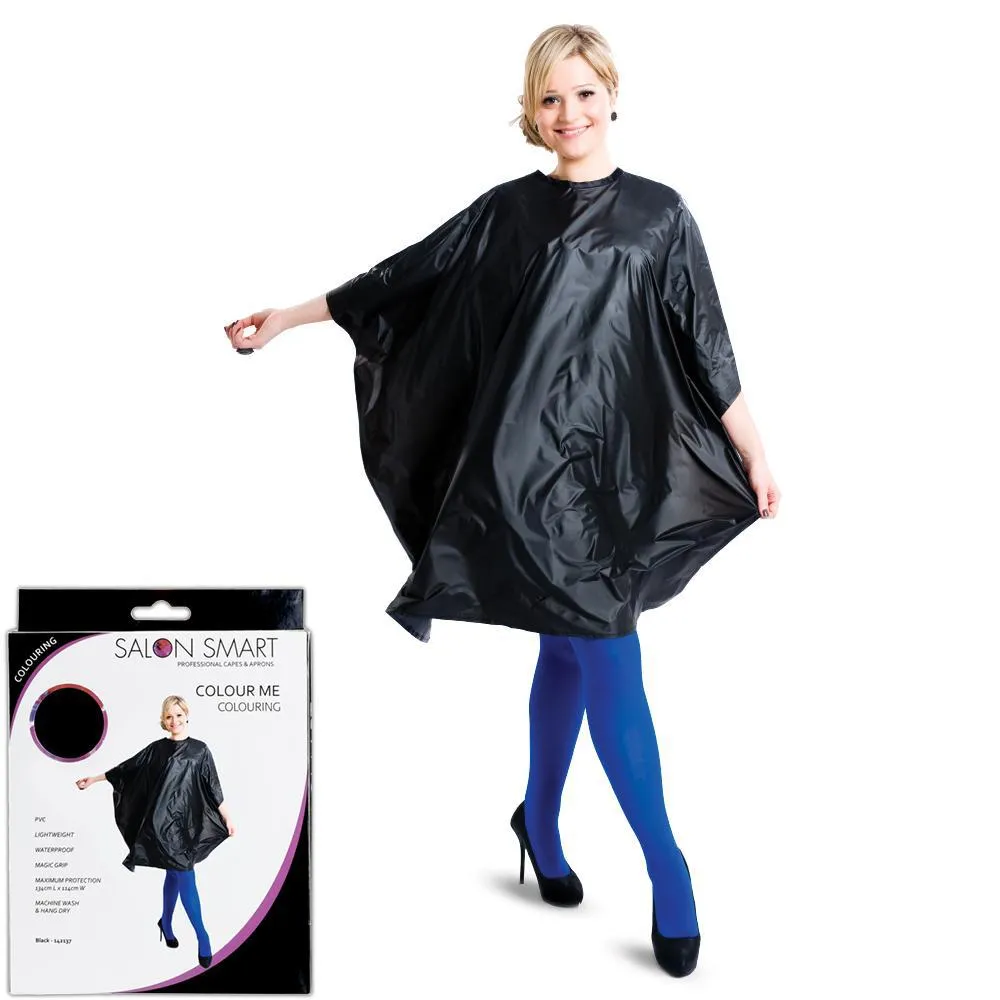 Salon Smart Colour Me Cape Black