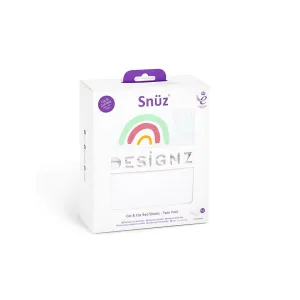 Snuz Cot & Cot Bed Fitted Sheets - Colour Rainbow - 2 Pack