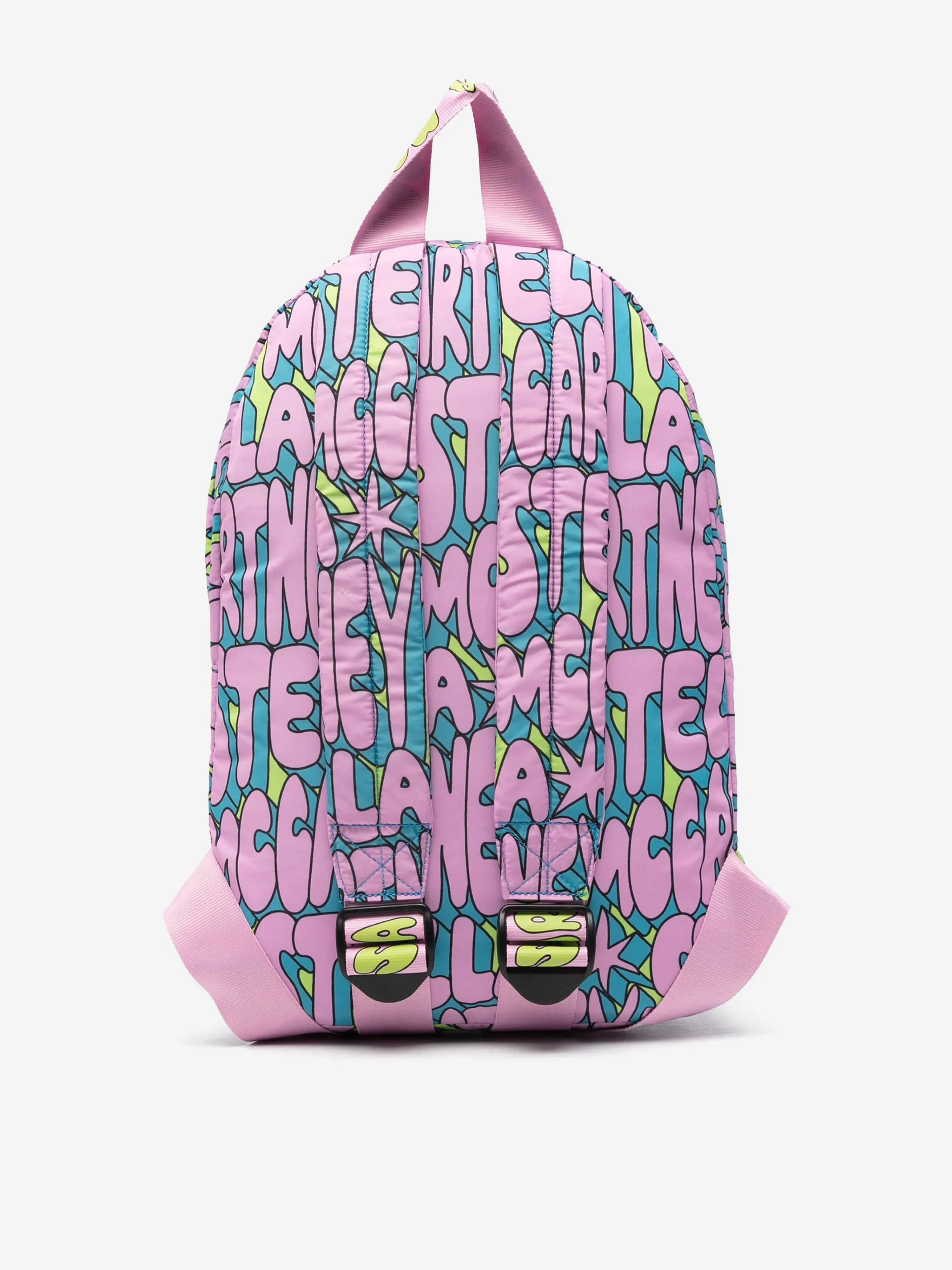 Stella McCartney Girls Logo Backpack in Multicolour (42cm)