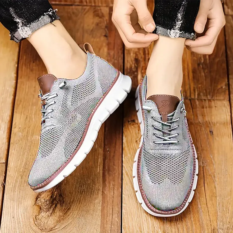 Super Comfy breathable Orthopedic Mesh Sneakers For Wide Feet - Gray