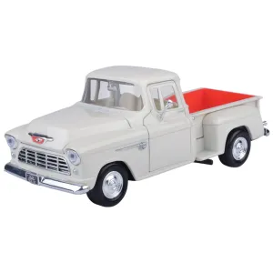 Timeless Legends - 1:24 Scale 1955 Chevy Stepside [White]