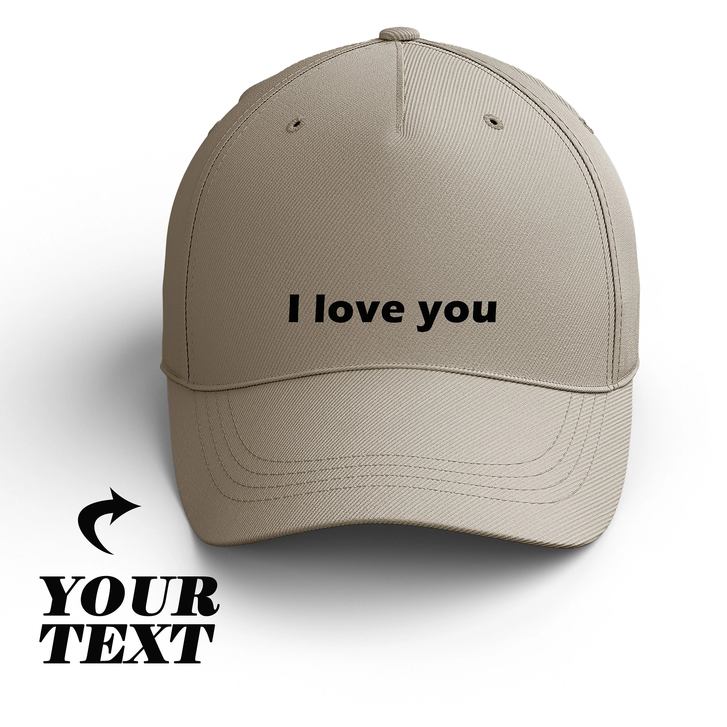 Unisex Custom Baseball Cap - Personalized Text, Adjustable, Stylish & Comfortable