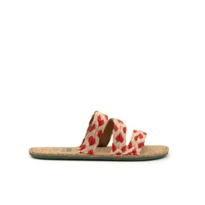 Vegan sandal red MAR002