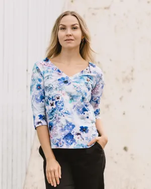 Vera Blouse Lush Blue