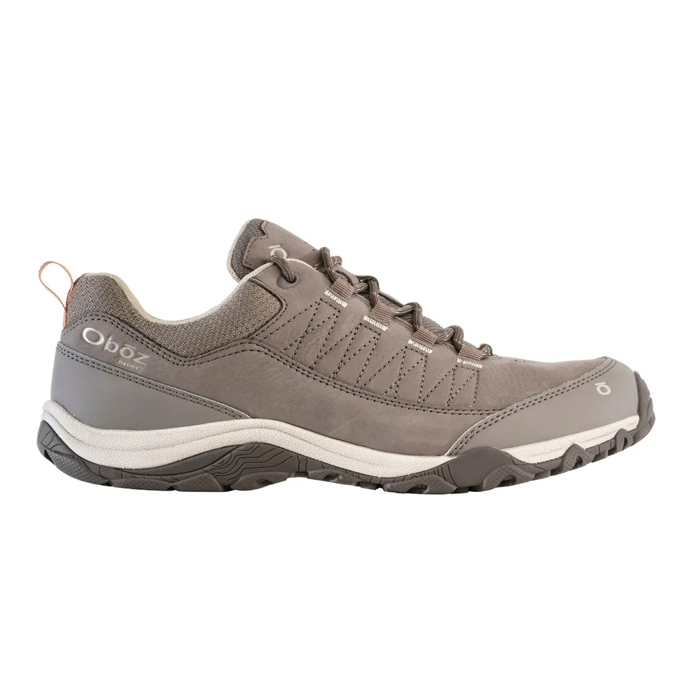 Women's Oboz Ousel Low Waterproof Color: Cinder Stone (REGULAR & WIDE WIDTH)